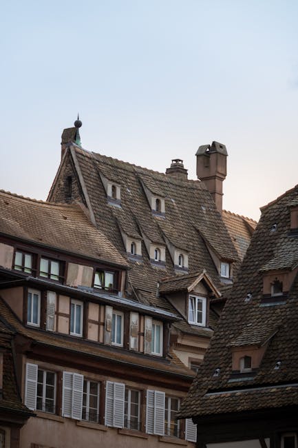 Explore the charming medieval architecture of Strasbourg with unique rooftops and historic buildings.